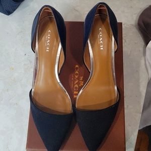 Coach | Black and Blue Pump
